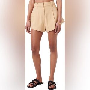 DEREK LAM Vadella A-Line Linen-Blend Short NWT